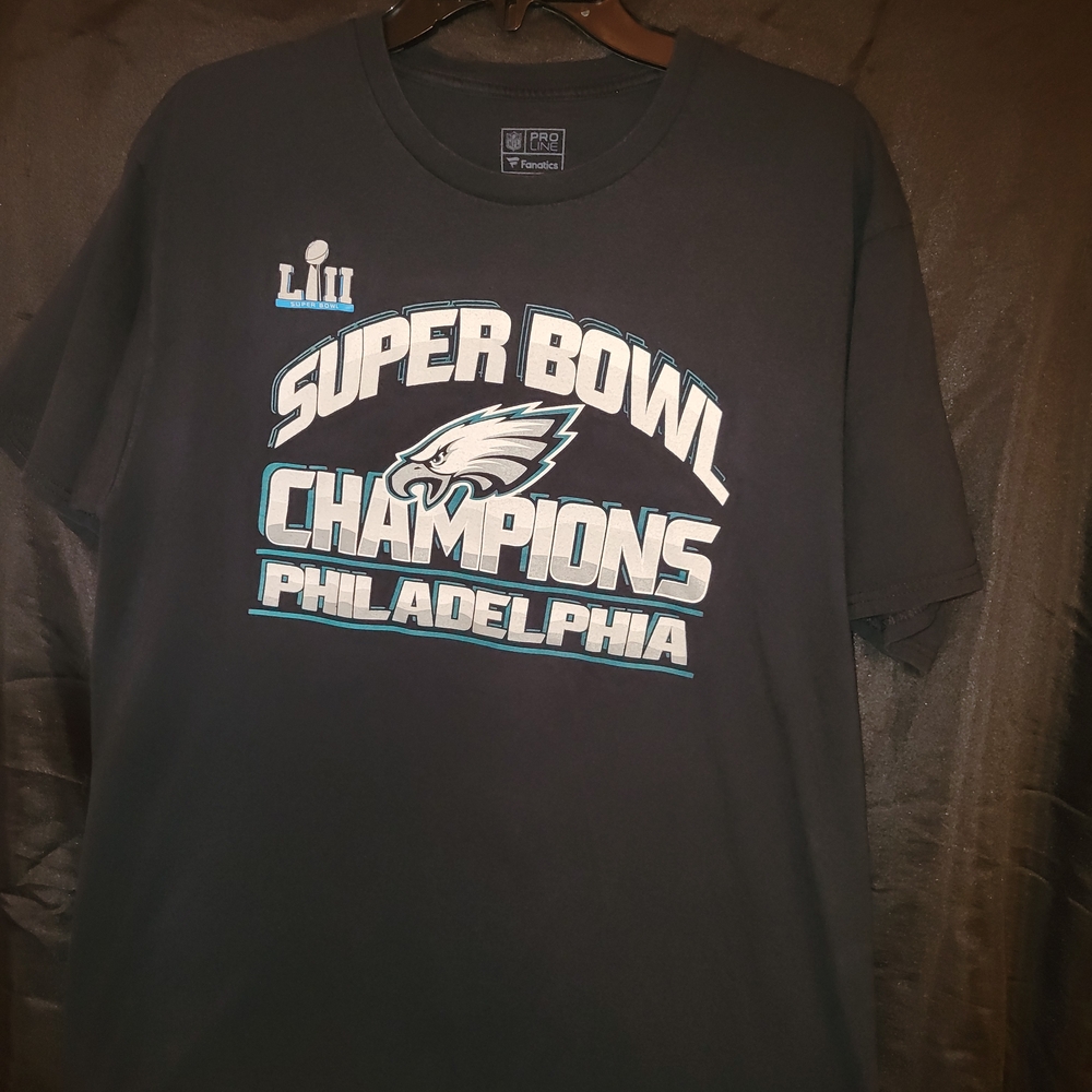 Fanatics Black Super Bowl Champions Philadelphia Tee